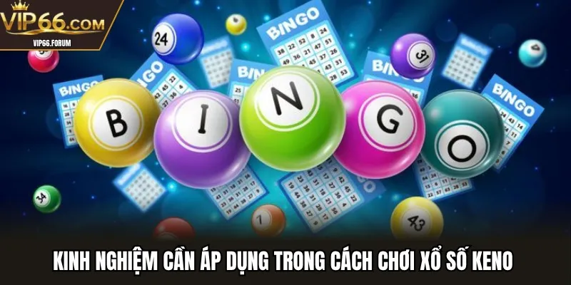 Kinh nghiệm cần áp dụng trong cách chơi xổ số keno